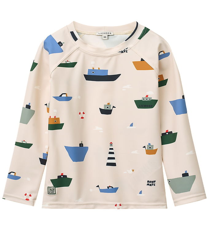 Liewood Badebluse - Noah - UV40+ - Sailing/Sandy