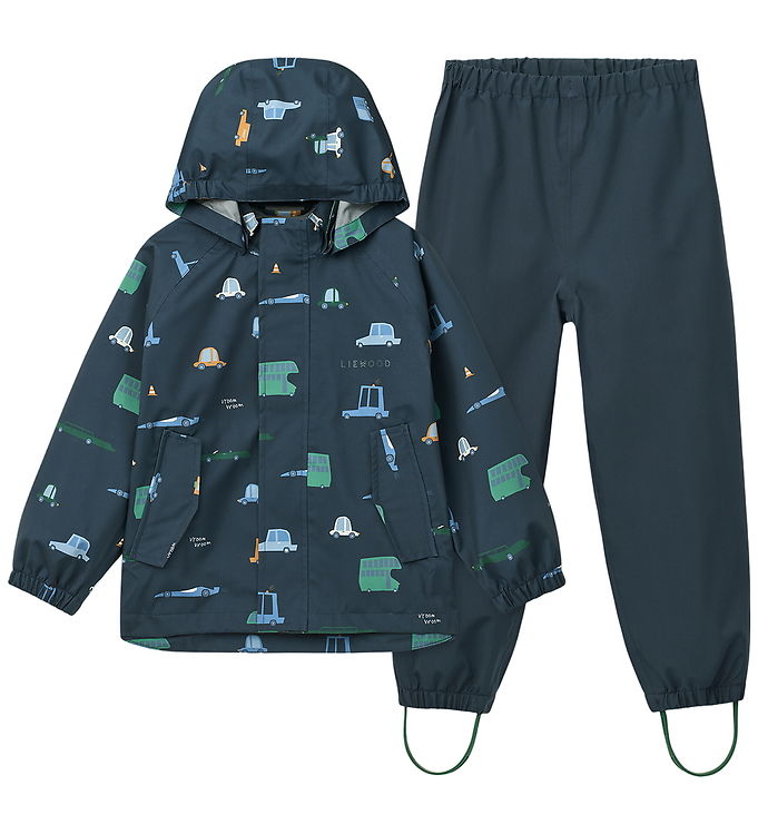 Liewood Regntøj - PE - Pedia - Cars/Classic Navy