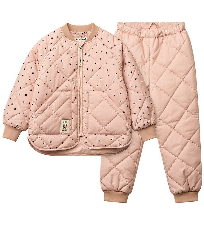 Liewood Termosæt - Quiltet - Zella - Mini Cherry Heart/Rosey