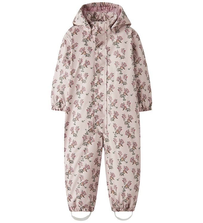 Lil' Atelier Flyverdragt - PU - NmfLadry10 - Hushed Violet/FLOWE