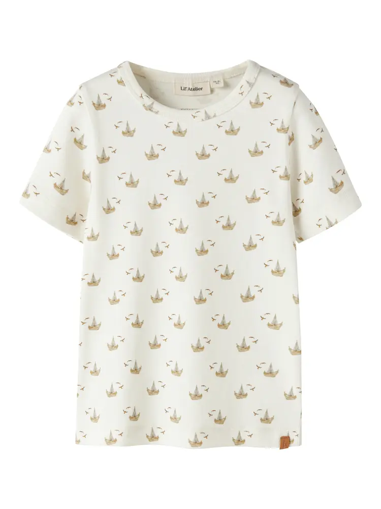 Lil' Atelier Gayo Sor T-Shirt - Coconut Milk - 104
