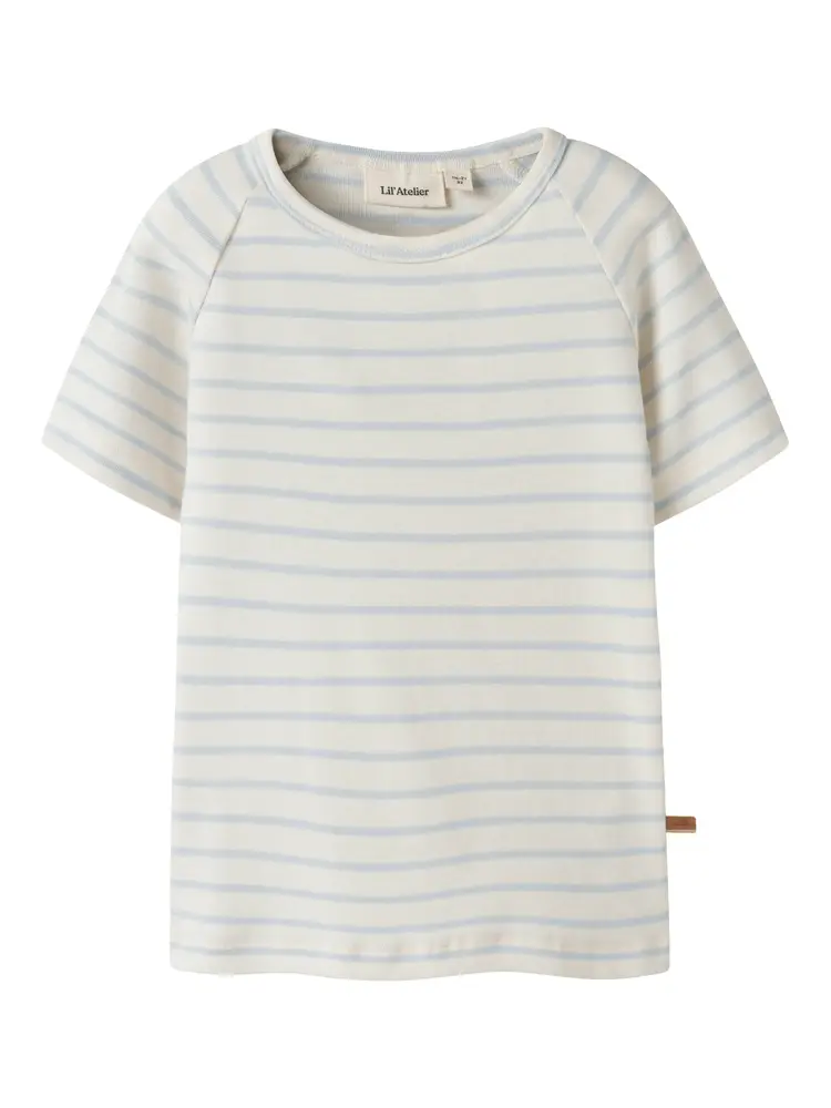 Lil' Atelier Geo Anc T-Shirt - Coconut Milk - 98 Lil' Atelier Geo Anc T-Shirt - Coconut Milk - 98