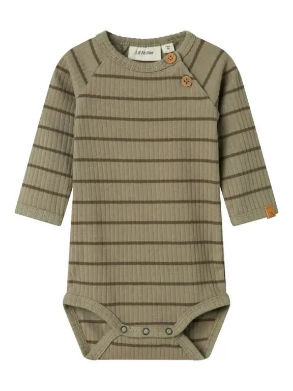 Lil' Atelier Kail Slim Langærmet Body - Overland Trek - 74