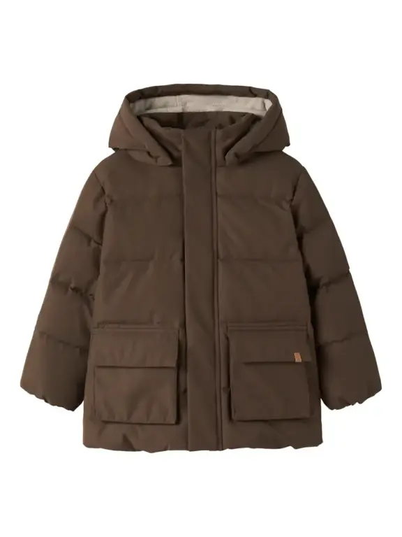 Lil' Atelier Lamedow03 Puffer Jakke - Dark Earth - 92 Lil' Atelier Lamedow03 Puffer Jakke - Dark Earth - 92