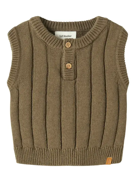 Lil' Atelier Lomon Vest - Kangaroo - 68