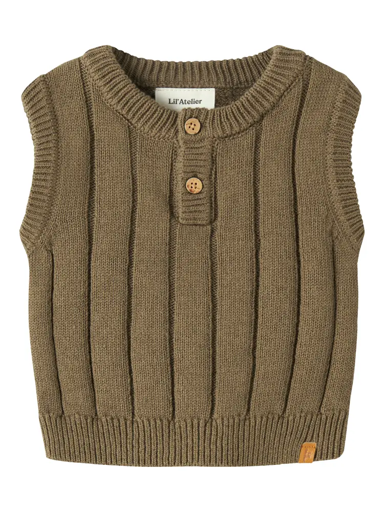Lil' Atelier Lomon Vest - Kangaroo - 68