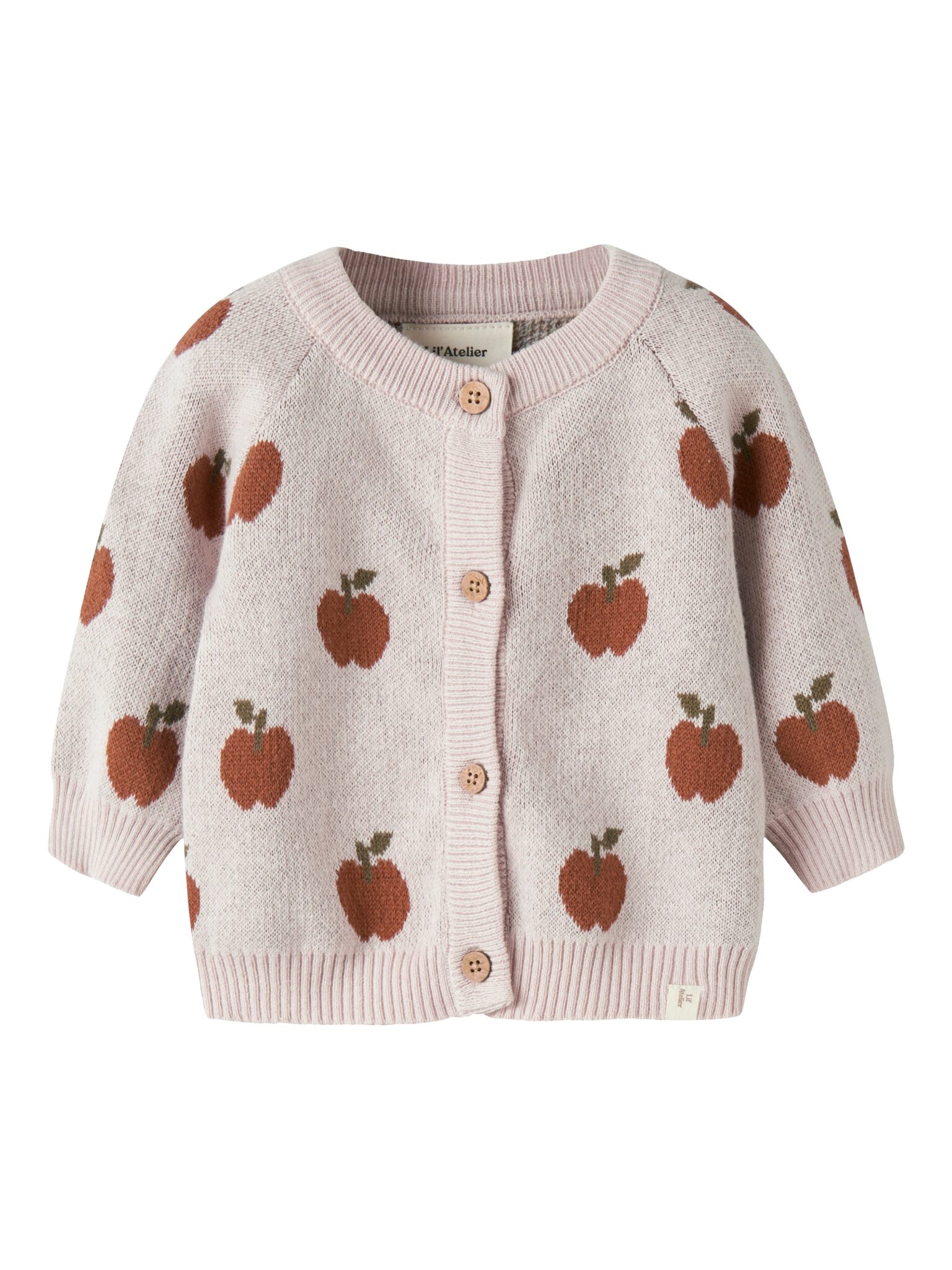 Lil Atelier Lulio - Knit Cardigan NOOS - Hushed Violet - 56 cm Lil Atelier Lulio - Knit Cardigan NOOS - Hushed Violet - 56 cm