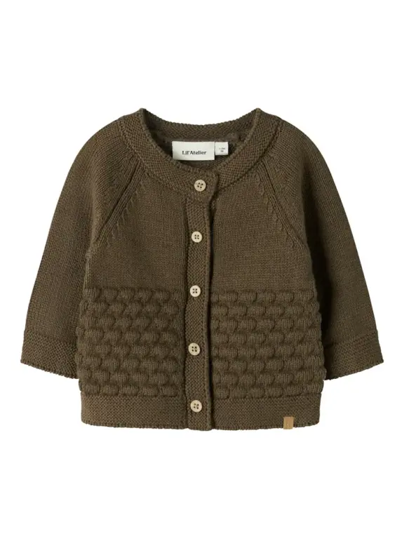 Lil' Atelier Nobir Cardigan - Teak - 68