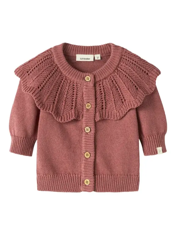Lil' Atelier Noda Cardigan - Withered Rose - 74