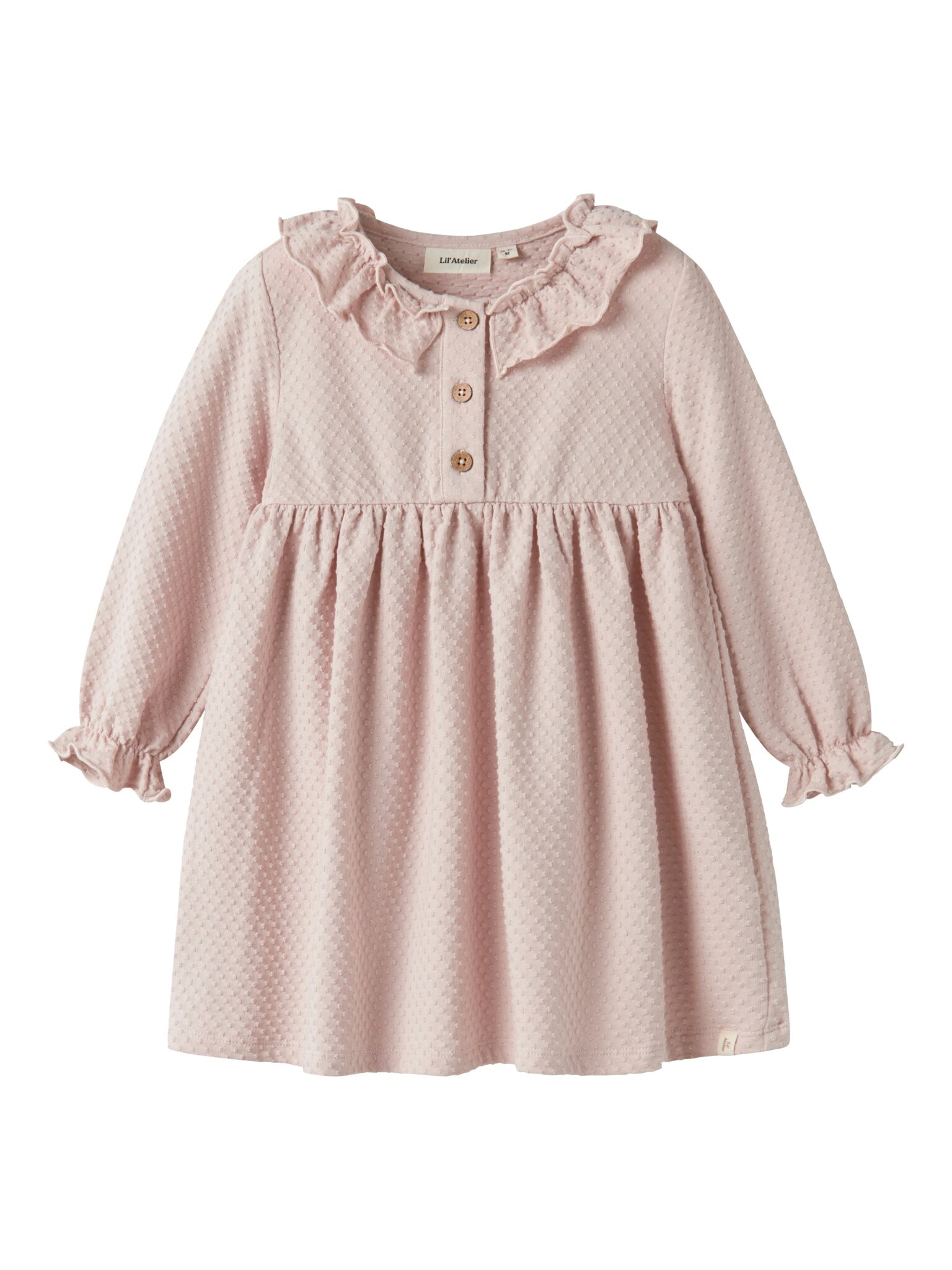 Lil Atelier Noel - LS Dress - Hushed Violet - 92 cm Lil Atelier Noel - LS Dress - Hushed Violet - 92 cm