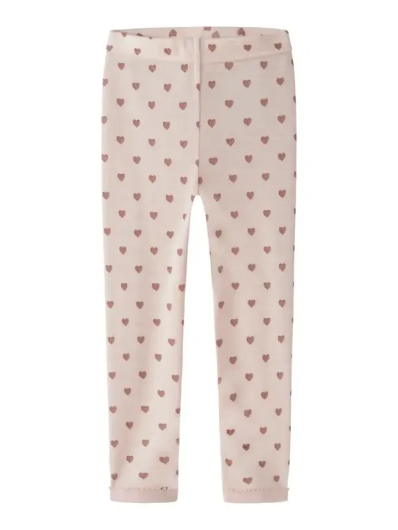 Lil' Atelier Noel Nia Uld Slim Leggings - Morganite - 110