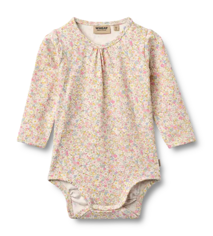 Liv Langærmet Body - Blush Flower Meadow - 62