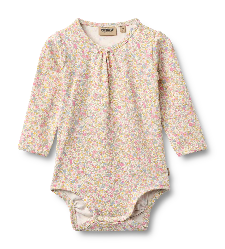 Liv Langærmet Body - Blush Flower Meadow - 62 Liv Langærmet Body - Blush Flower Meadow - 62