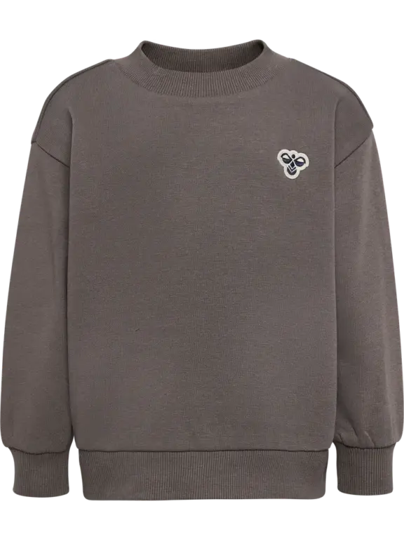 Loose Crewneck Trøje - Dark Gull Gray - 104