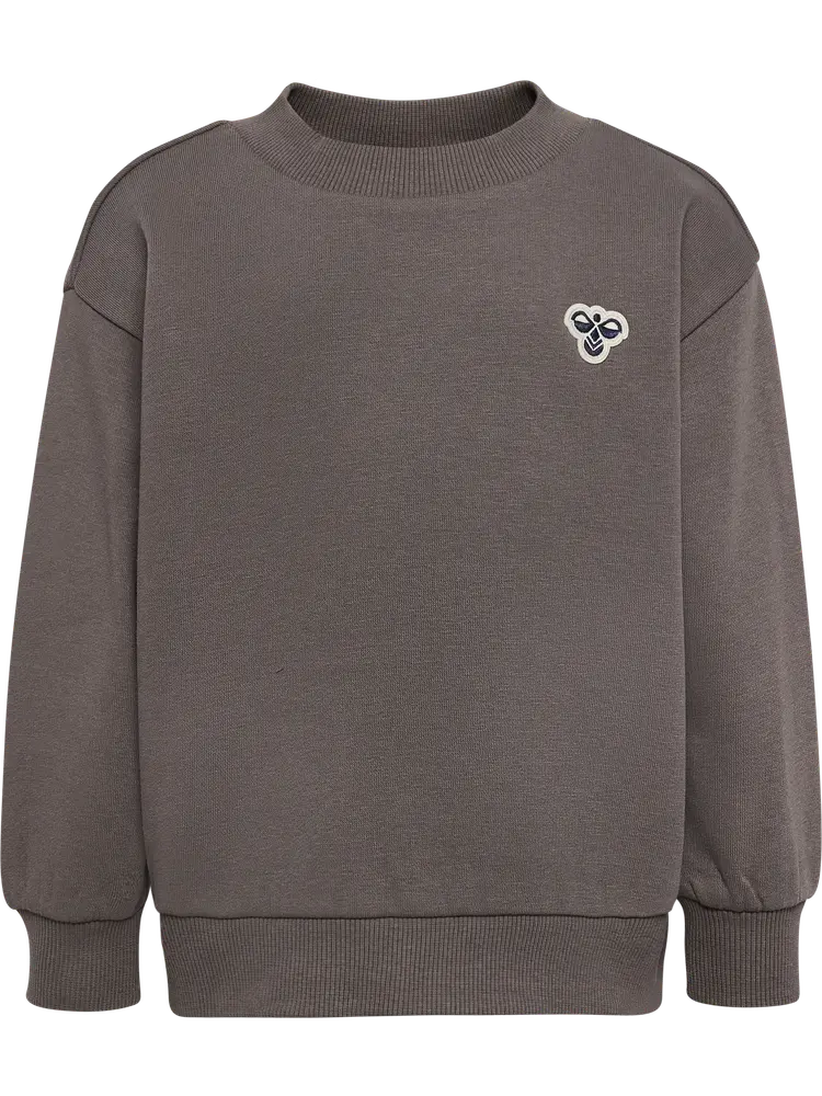 Loose Crewneck Trøje - Dark Gull Gray - 104