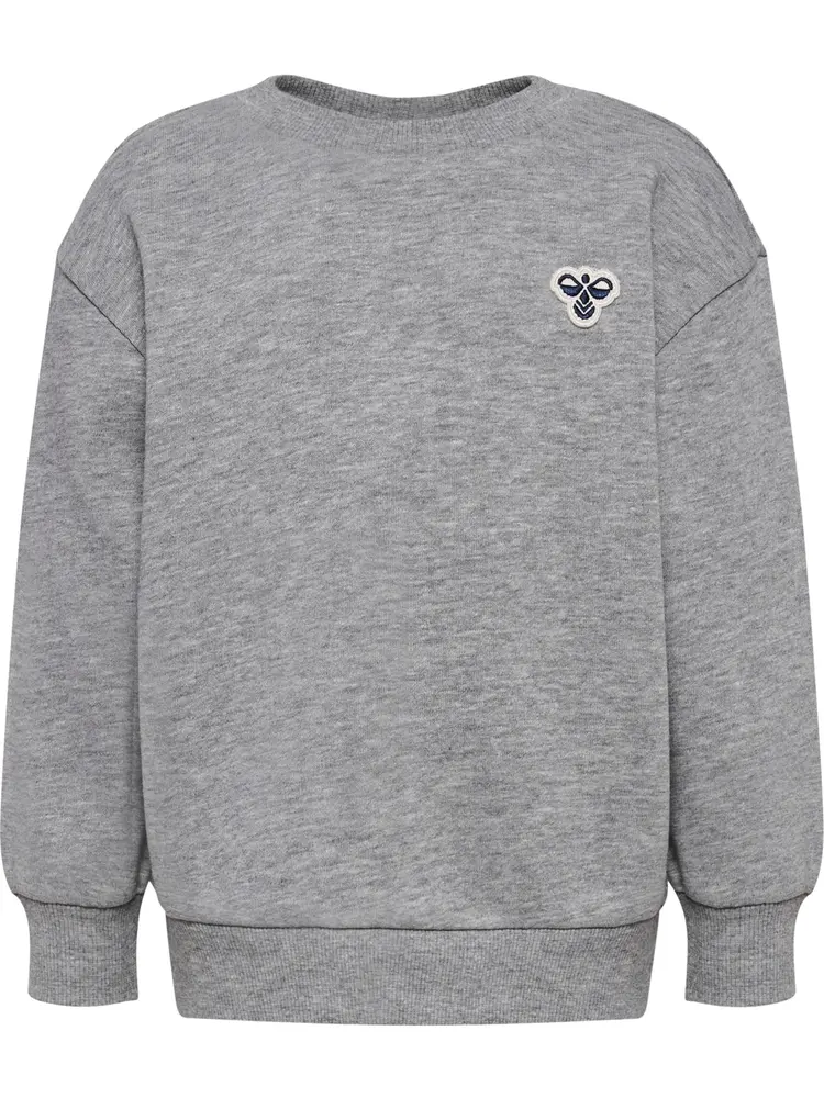 Loose Crewneck Trøje - Grey Melange - 104 Loose Crewneck Trøje - Grey Melange - 104