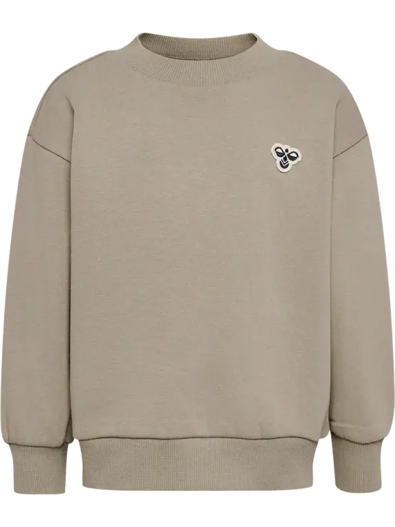 Loose Crewneck Trøje - Vintage Khaki - 92