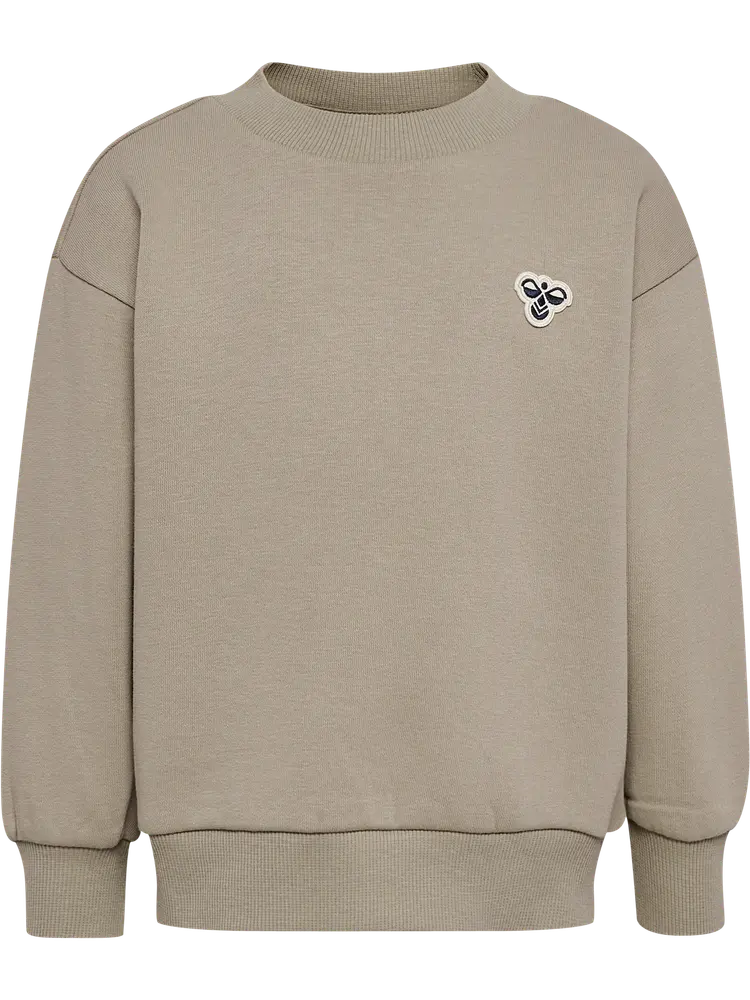 Loose Crewneck Trøje - Vintage Khaki - 92