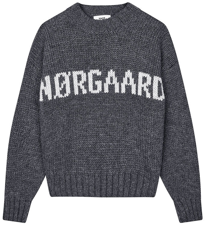 Mads Nørgaard Bluse - Strik - Crash Tilonina - Charcoal Melange/ Mads Nørgaard Bluse - Strik - Crash Tilonina - Charcoal Melange/