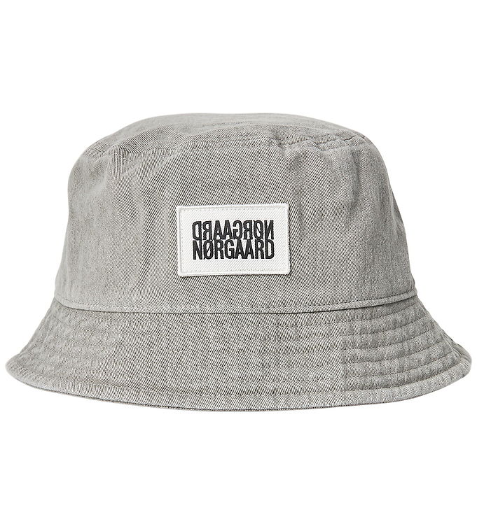 Mads Nørgaard Bøllehat - Washed Cotten Twill - Grey Melange