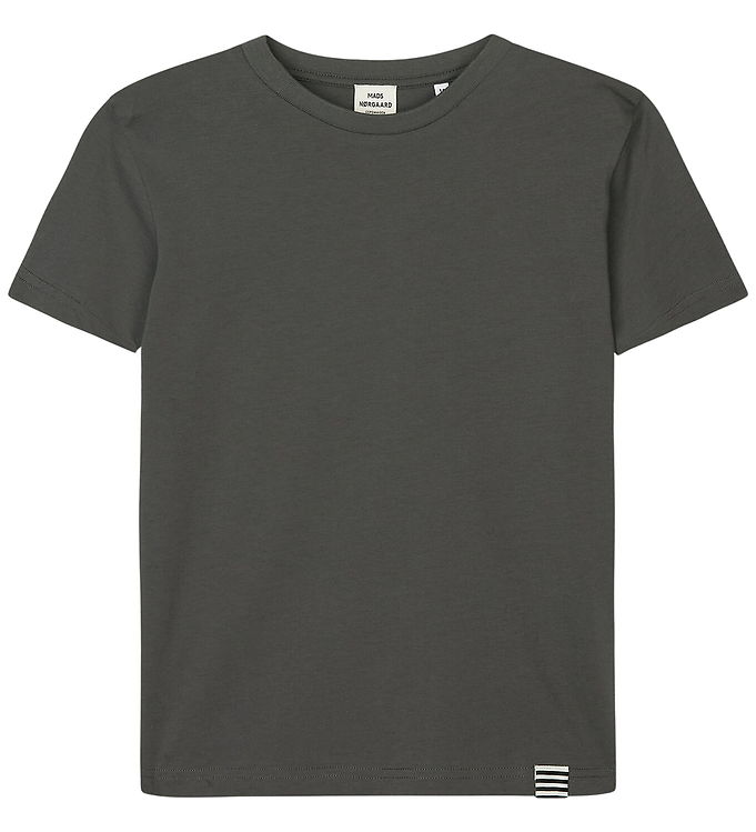 Mads Nørgaard T-shirt - Fine Jersey Thorlino - Asphalt