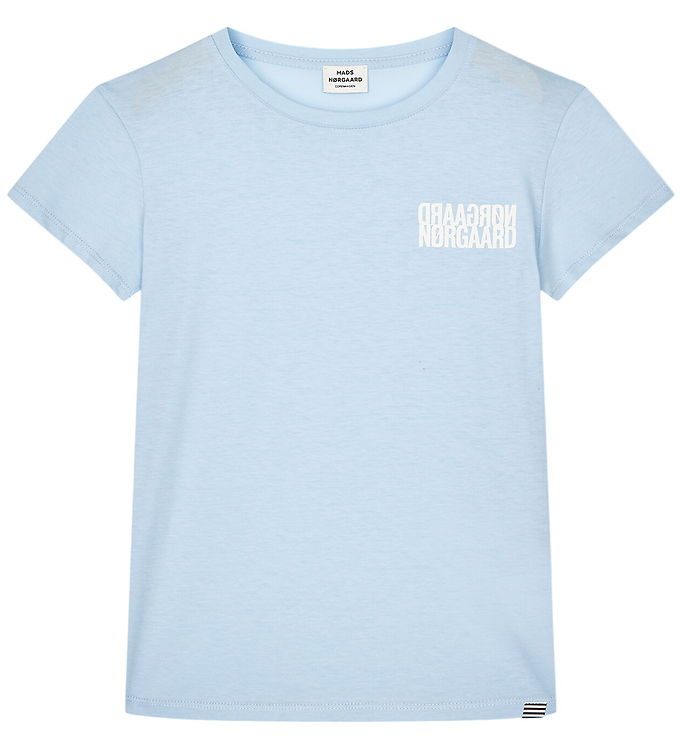 Mads Nørgaard T-shirt - Tuvina - Cashmere Blue Mads Nørgaard T-shirt - Tuvina - Cashmere Blue