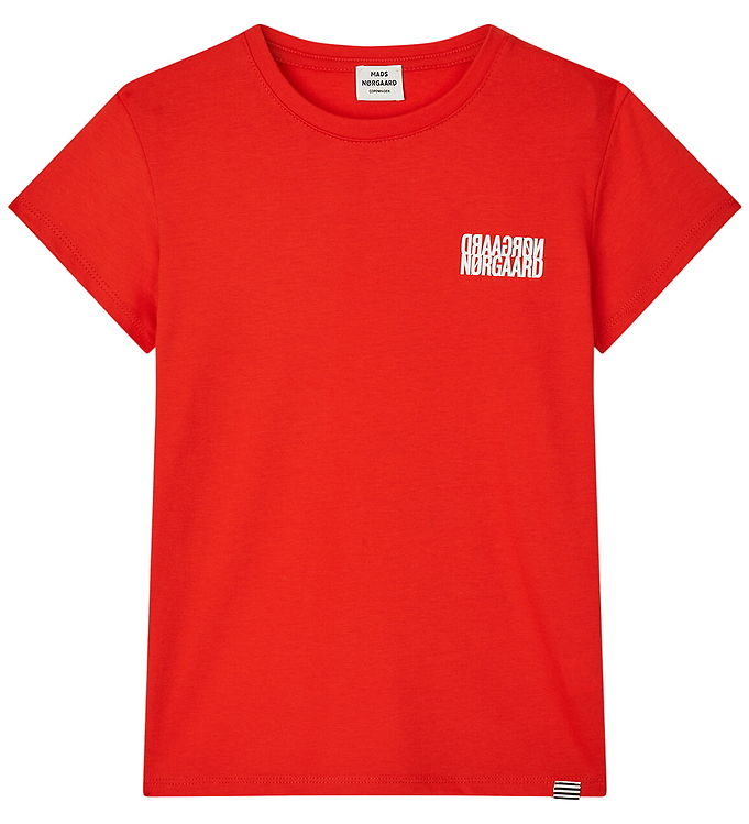 Mads Nørgaard T-shirt - Tuvina - Fiery Red