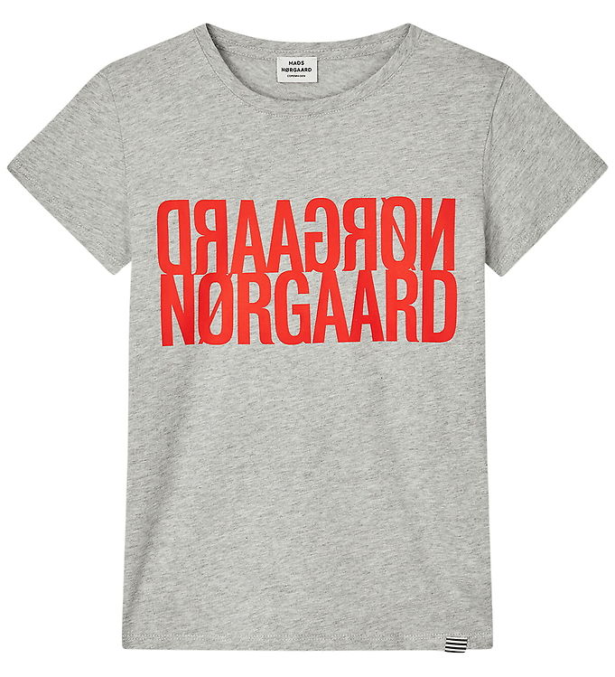 Mads Nørgaard T-shirt - Tuvina - Grey Melange