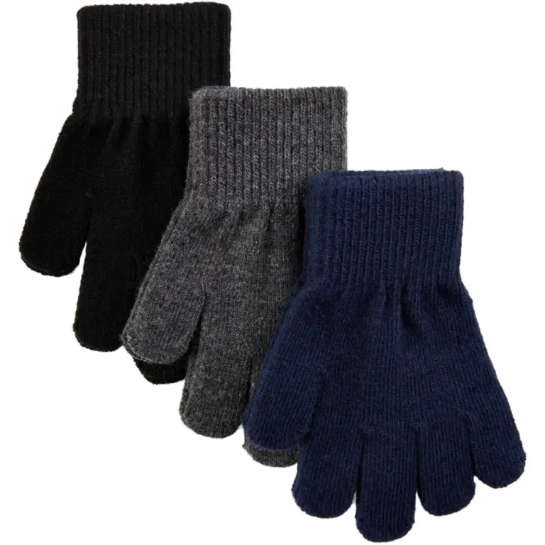 Magic handsker 3 pak - Blue Nights-Antrazite-Black - 1-3 ÅR