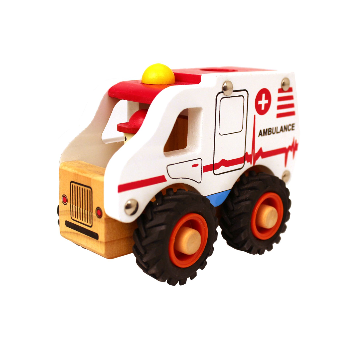 Magni | Ambulance med gummihjul