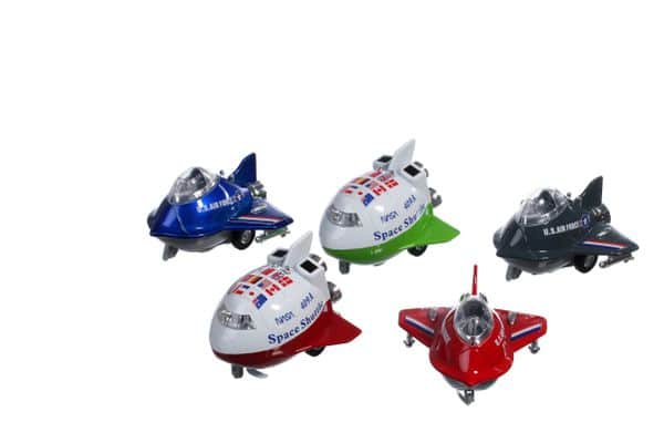 Magni Fly med lys og lys - Rød, Hvid, Blå & Sort - Rød