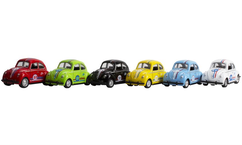Magni VW Bobble Herbie med Pull back - Sort, Rød, Grøn, Blå, Hvid & Gul - Sort Magni VW Bobble Herbie med Pull back - Sort, Rød, Grøn, Blå, Hvid & Gul - Sort