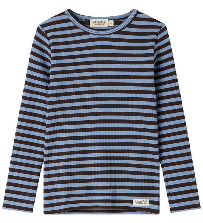 MarMar Bluse - Modal/Rib - Blue Heaven Stripe