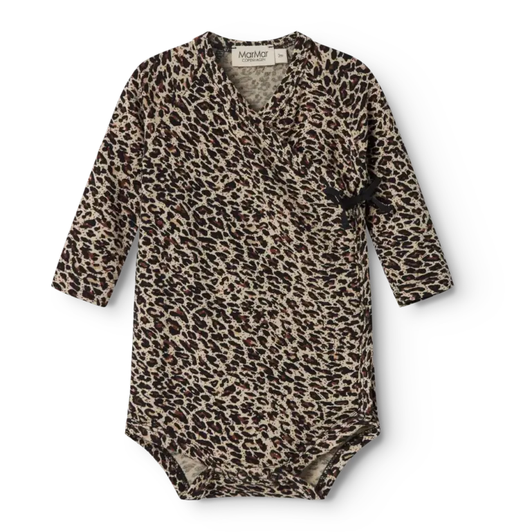 MarMar Copenhagen Belita Leo Langærmet Body - Brown Leo - 50