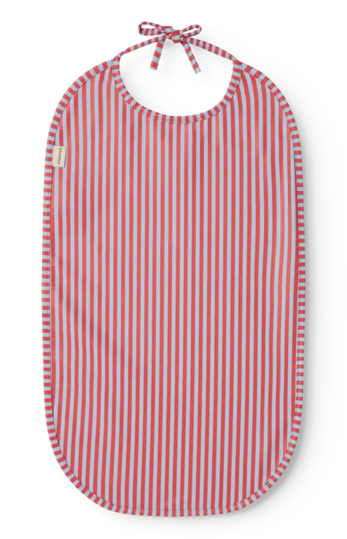 MarMar Copenhagen Bib Spiseforklæde - Blue Red Stripes