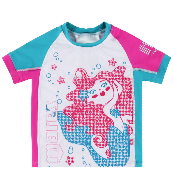 Mares Badebluse - UV50+ - Magenta m. Havfrue