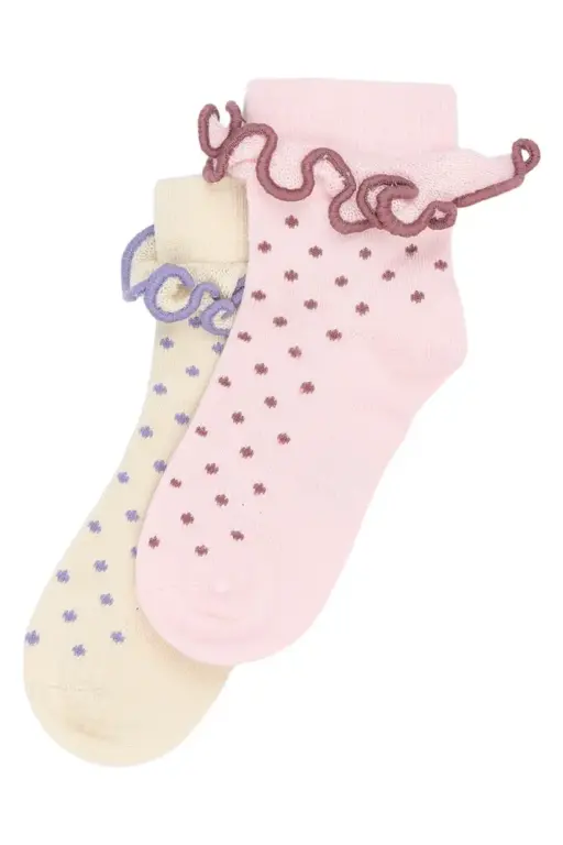 Marra Bambus Ankelsokker 2-pak - Rose Quartz - 23/26