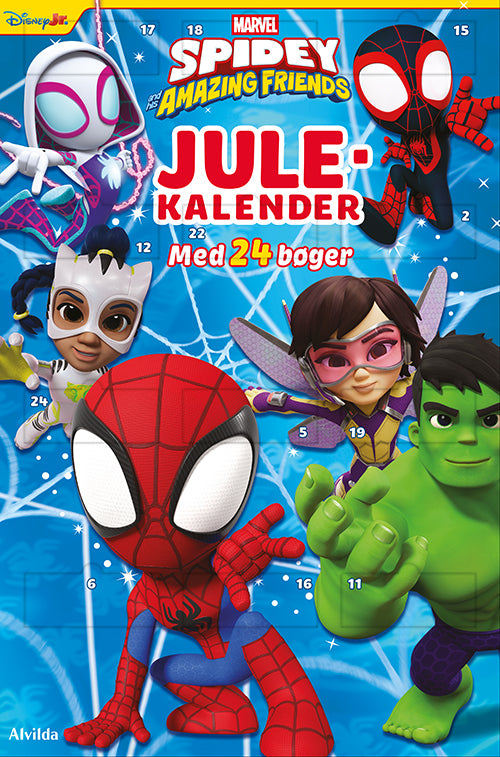 Marvel - Spidey - Julekalender med 24 billedbøger Marvel - Spidey - Julekalender med 24 billedbøger
