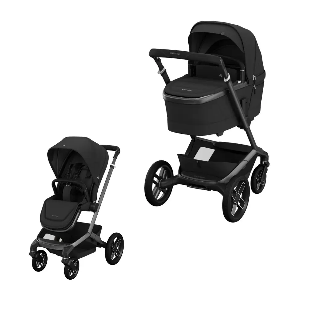 Maxi-Cosi Fame Kombivogn - Twillic Black Maxi-Cosi Fame Kombivogn - Twillic Black