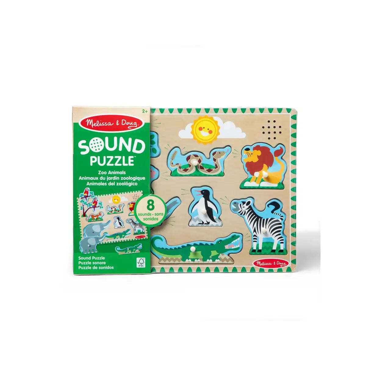 Melissa & Doug Puslespil - Lyd - Zoo Melissa & Doug Puslespil - Lyd - Zoo