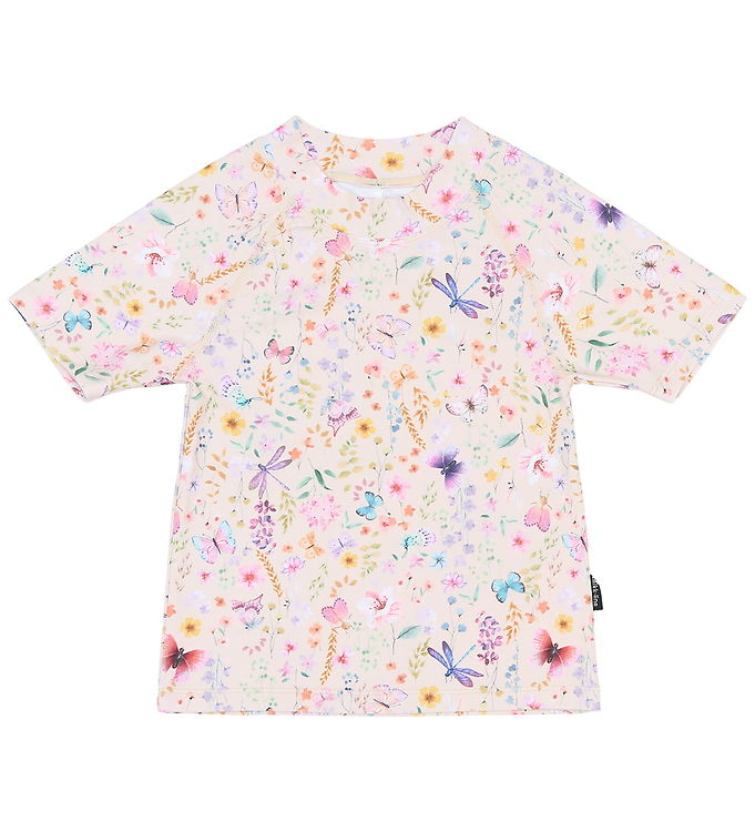 Mikk-Line Badebluse - UV50+ - Butterfly Aop