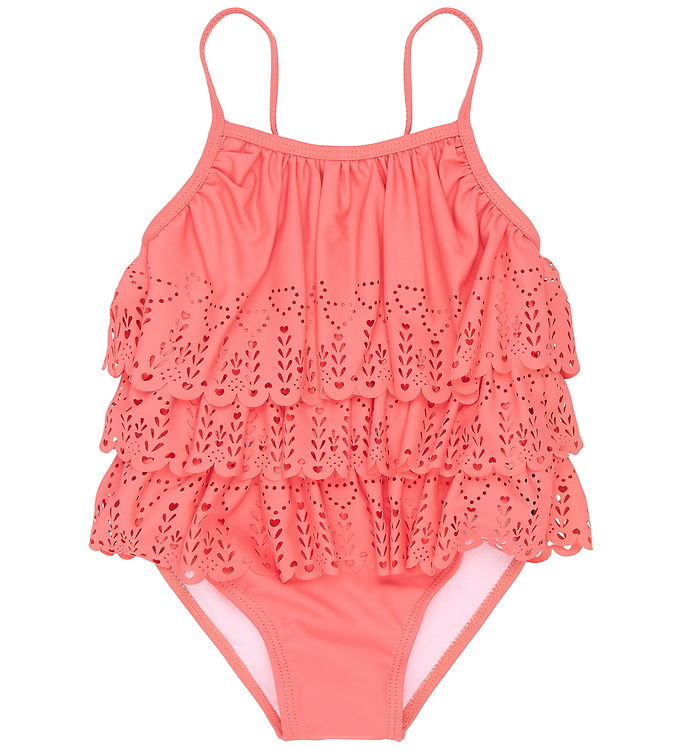 Mikk-Line Badedragt - Frill - Sugar Coral Mikk-Line Badedragt - Frill - Sugar Coral
