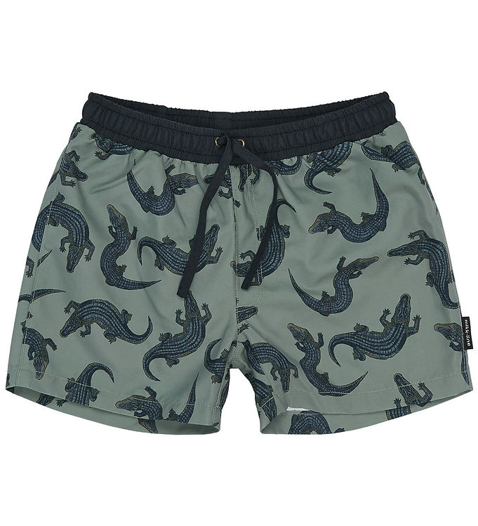 Mikk-Line Badeshorts - UV50+ - Croco AOP