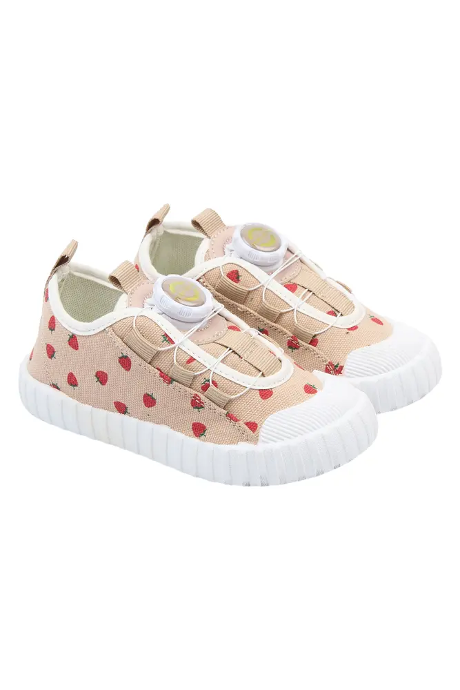 Mikk-Line Canvas Sneakers - Strawberry - 32 Mikk-Line Canvas Sneakers - Strawberry - 32