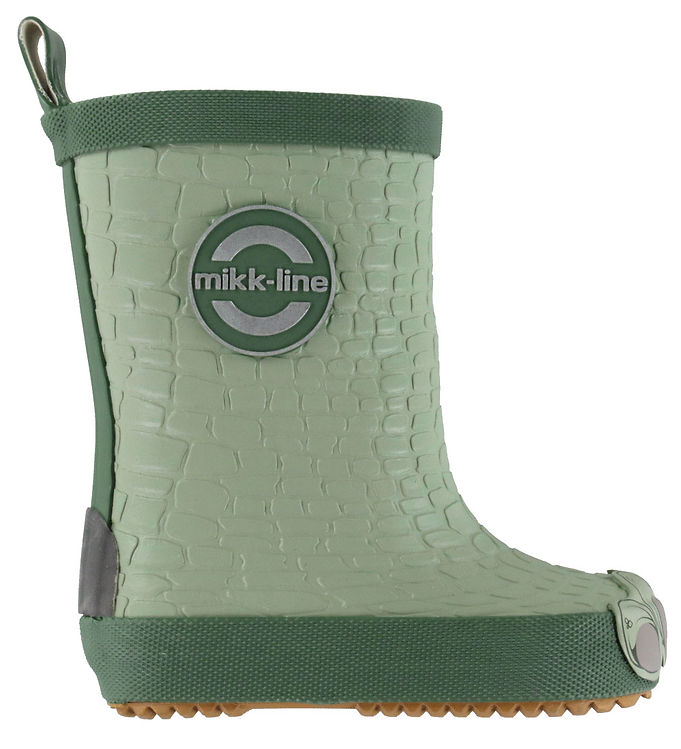 Mikk-Line Gummistøvler - Barfood - Dragon - Green Milieu