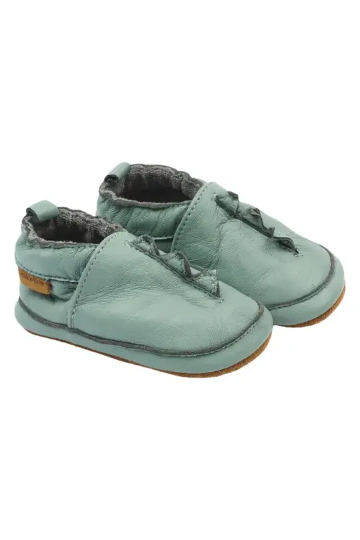 Mikk-Line Læder Slipper Dino - Green Milie - 36-48 MDR.