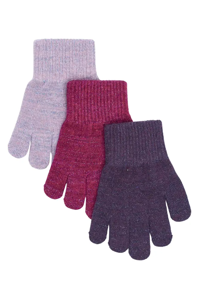Mikk-Line Magic Handsker 3-Pak - Plum Perfect-Catawaba Grape-Purple Sage - 1-3 ÅR Mikk-Line Magic Handsker 3-Pak - Plum Perfect-Catawaba Grape-Purple Sage - 1-3 ÅR