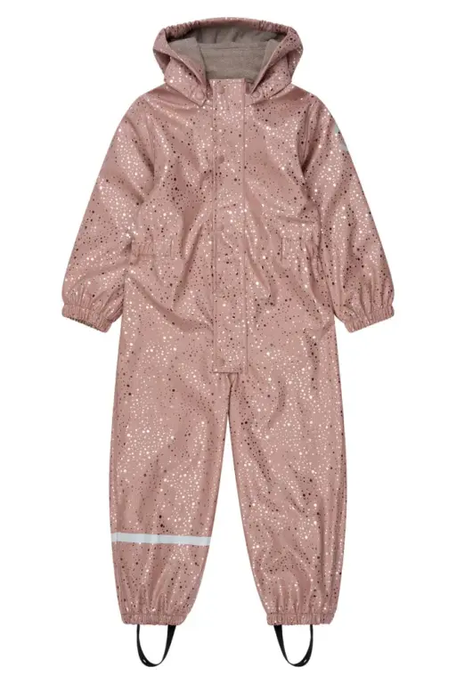 Mikk-Line Regndragt M. Fleece - Foil Dot - 92