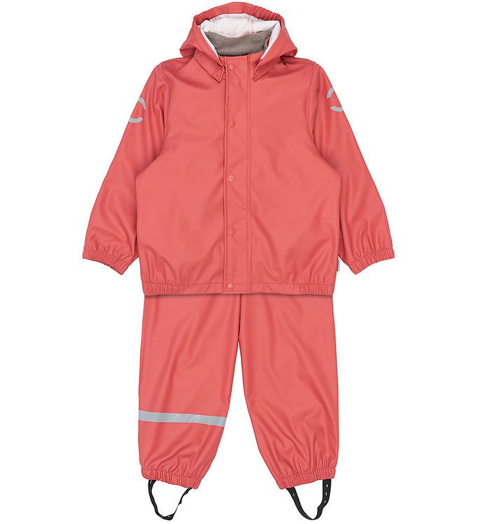 Mikk-Line Regntøj - PU - Recycled - Cranberry