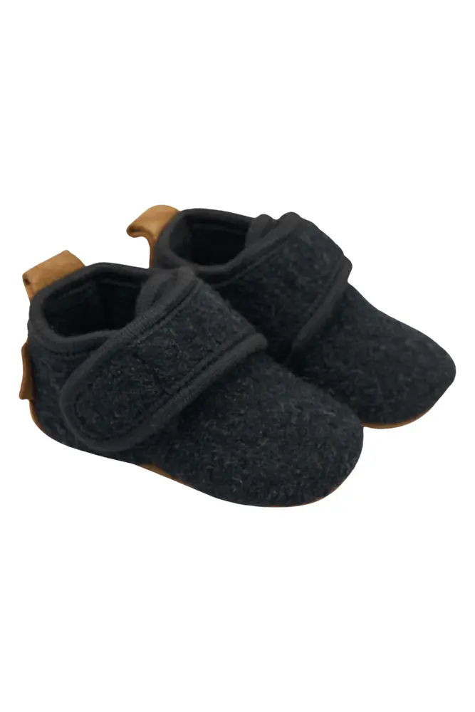 Mikk-Line Uld Prewalker - Anthracite Melange - 0-6 MDR. Mikk-Line Uld Prewalker - Anthracite Melange - 0-6 MDR.